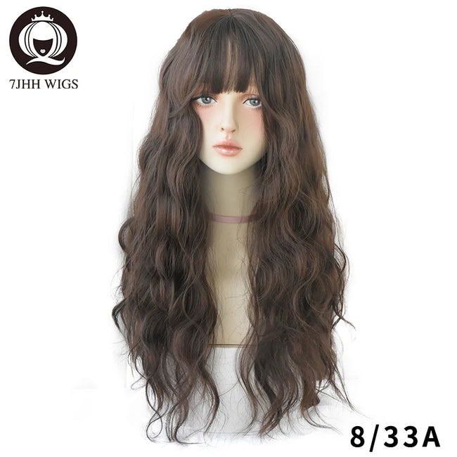 Deep Wave Wig With Bangs