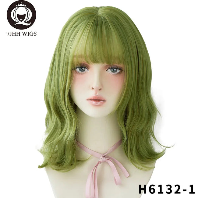 Deep Wave Wig With Bangs