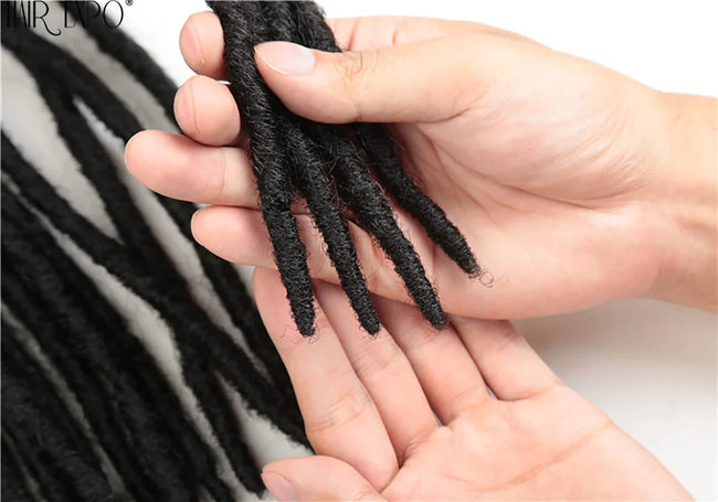 18"Synthetic Faux Locs Crochet Braids Hair Extensions