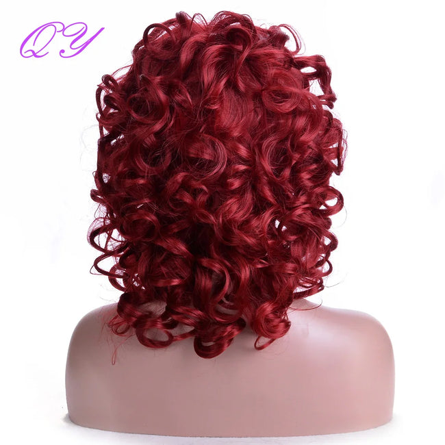 Short African Curly Synthetic Wig