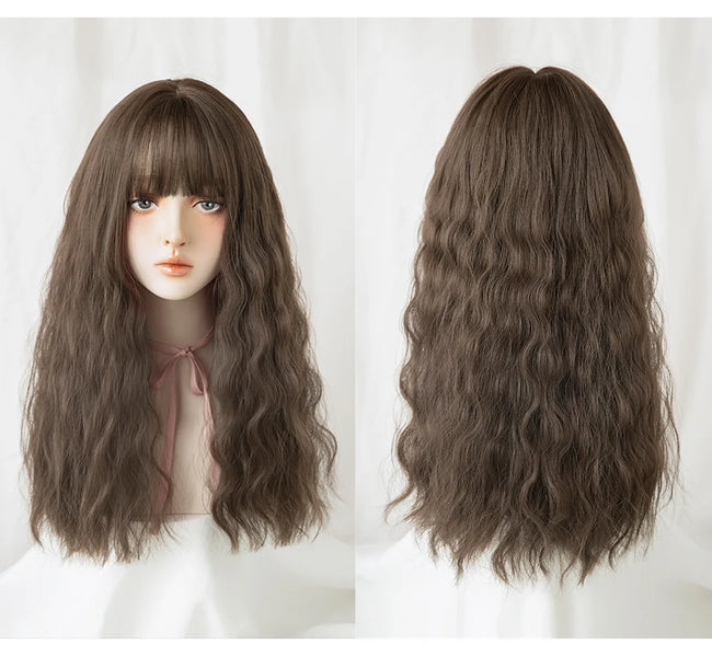 Deep Wave Wig With Bangs