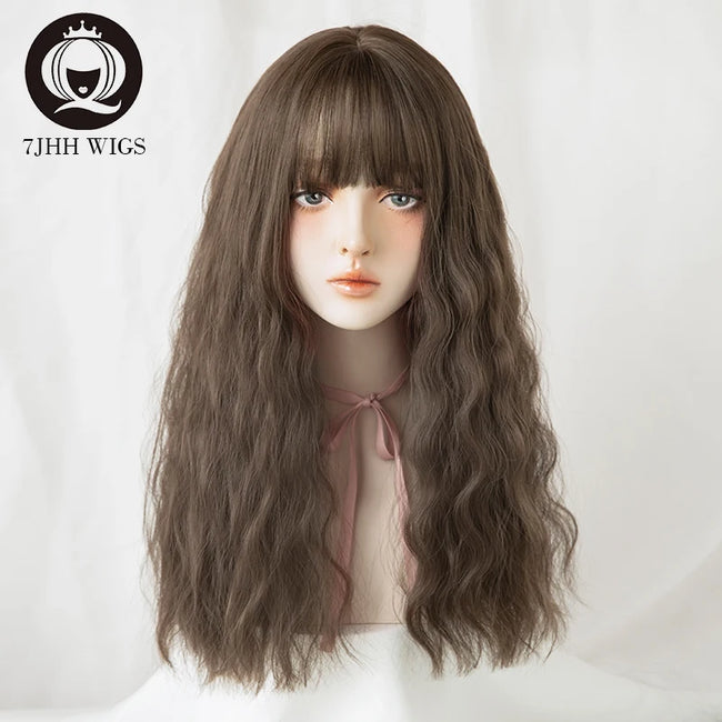Deep Wave Wig With Bangs