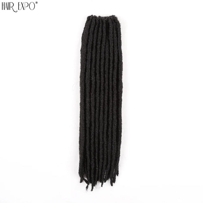 18"Synthetic Faux Locs Crochet Braids Hair Extensions