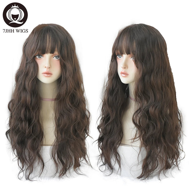 Deep Wave Wig With Bangs