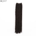18"Synthetic Faux Locs Crochet Braids Hair Extensions
