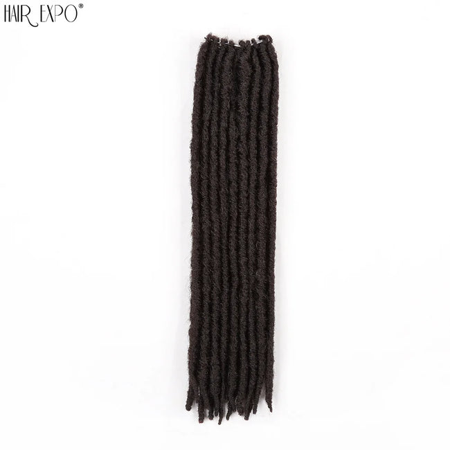 18"Synthetic Faux Locs Crochet Braids Hair Extensions