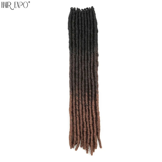 18"Synthetic Faux Locs Crochet Braids Hair Extensions