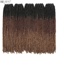 18"Synthetic Faux Locs Crochet Braids Hair Extensions