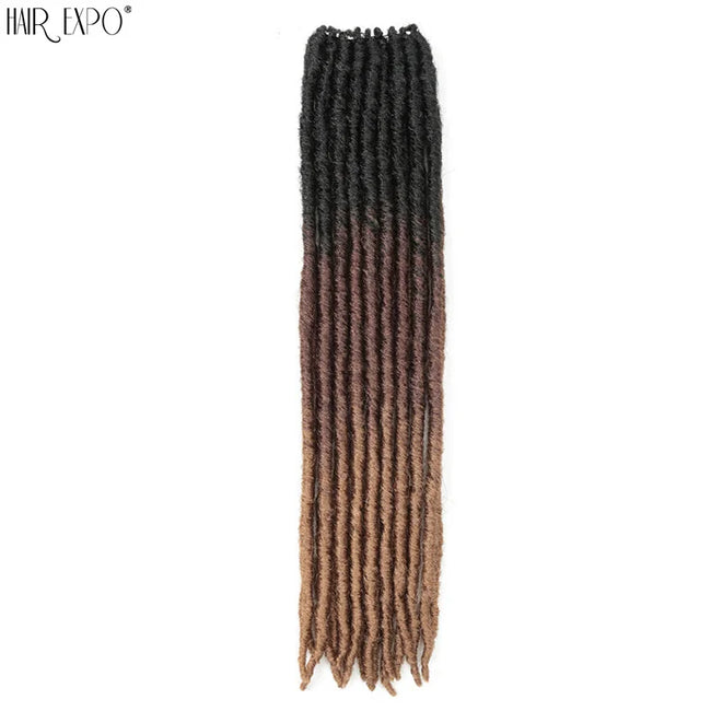 18"Synthetic Faux Locs Crochet Braids Hair Extensions