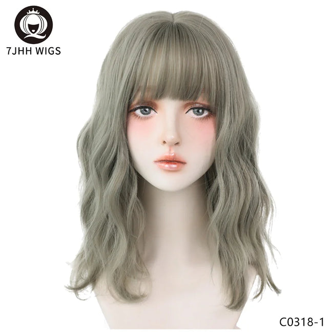 Deep Wave Wig With Bangs
