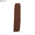 18"Synthetic Faux Locs Crochet Braids Hair Extensions