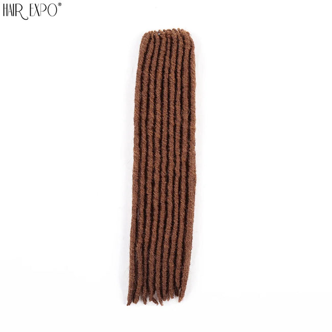 18"Synthetic Faux Locs Crochet Braids Hair Extensions