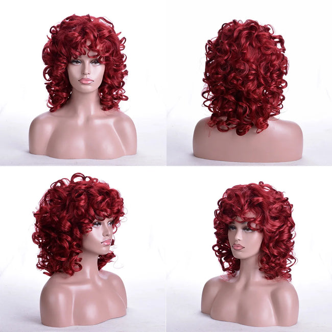 Short African Curly Synthetic Wig