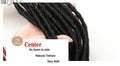 18"Synthetic Faux Locs Crochet Braids Hair Extensions