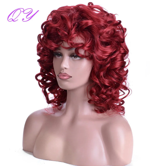 Short African Curly Synthetic Wig