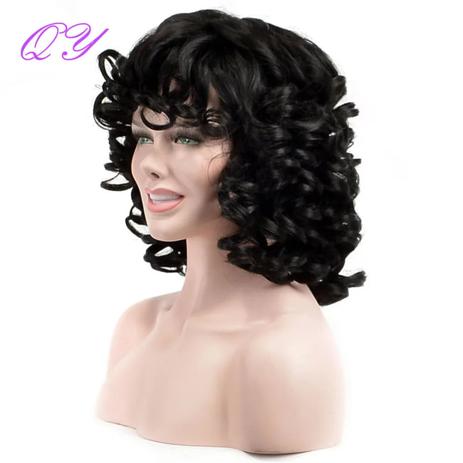 Short African Curly Synthetic Wig