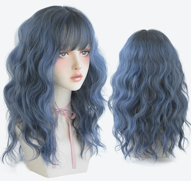 Deep Wave Wig With Bangs