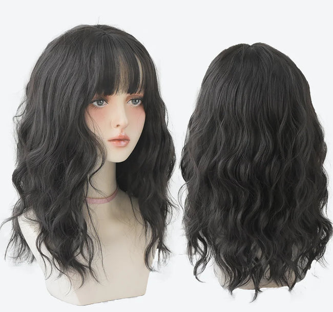 Deep Wave Wig With Bangs