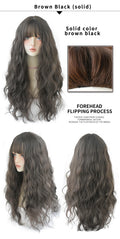 Deep Wave Wig With Bangs