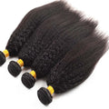 Brazilian Yaki Straight Human Hair Weave Bundles