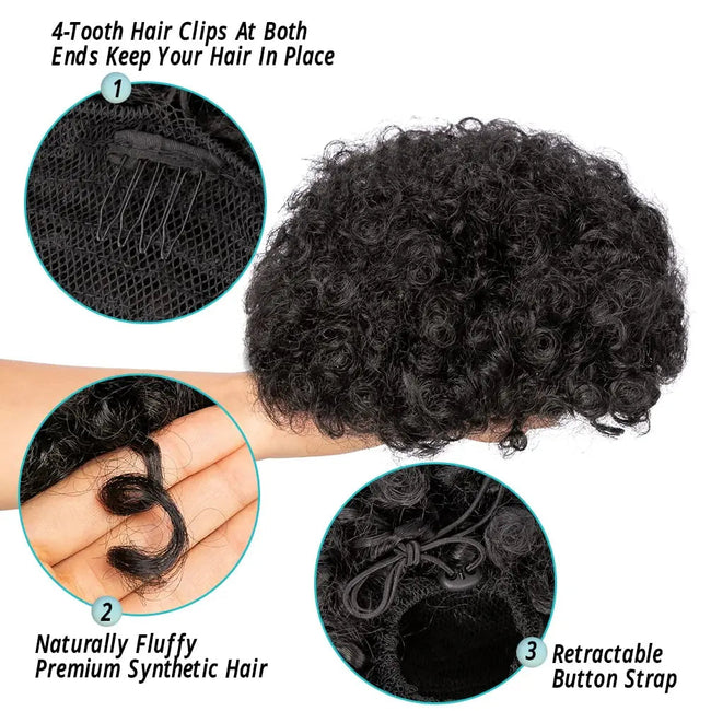 Afro Puff Drawstring Ponytail