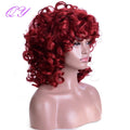 Short African Curly Synthetic Wig