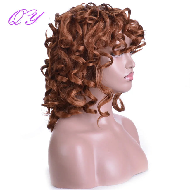 Short African Curly Synthetic Wig
