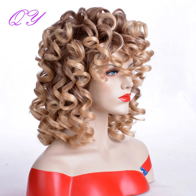 Short African Curly Synthetic Wig