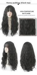 Deep Wave Wig With Bangs