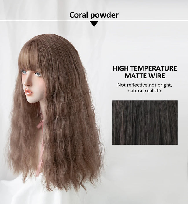 Deep Wave Wig With Bangs