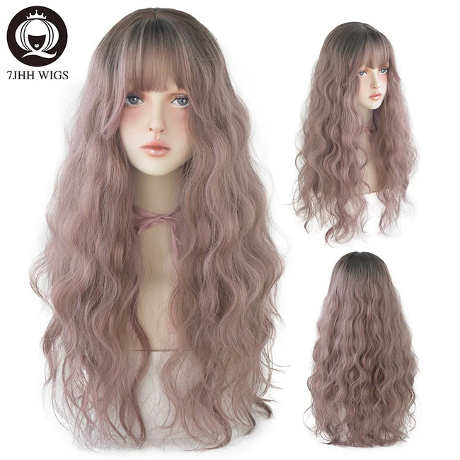 Deep Wave Wig With Bangs