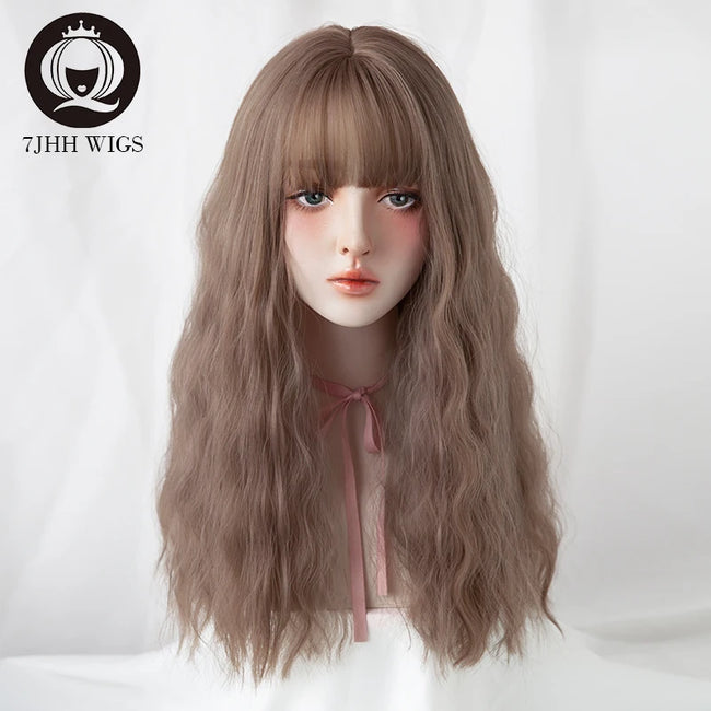 Deep Wave Wig With Bangs