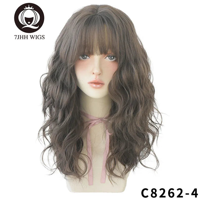 Deep Wave Wig With Bangs