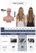 White Silver Gray Kanekalon Human Hairs