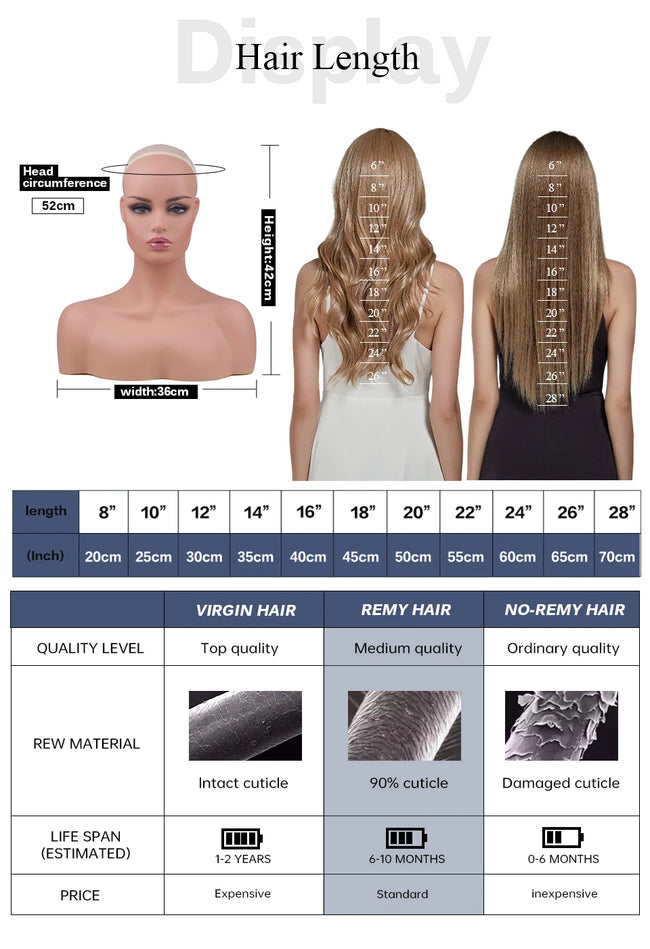 White Silver Gray Kanekalon Human Hairs