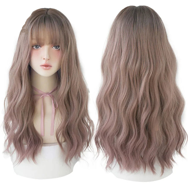 Deep Wave Wig With Bangs