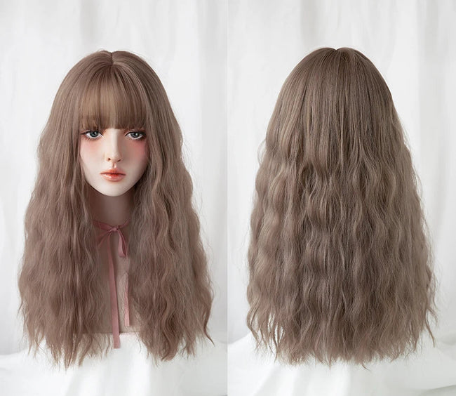 Deep Wave Wig With Bangs