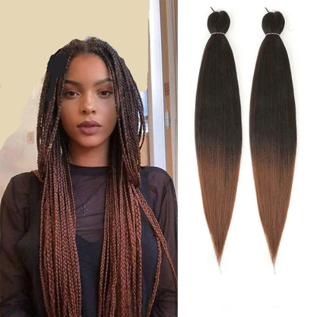Ombre Pre Stretched Braiding Hair Bundles