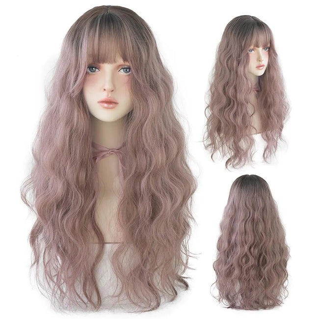 Deep Wave Wig With Bangs