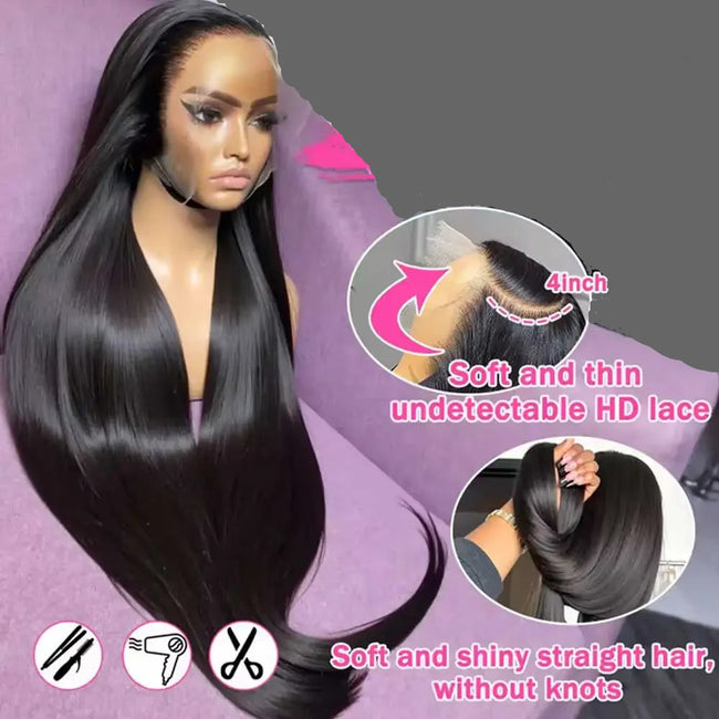 Straight Lace Front Wigs Human Hair