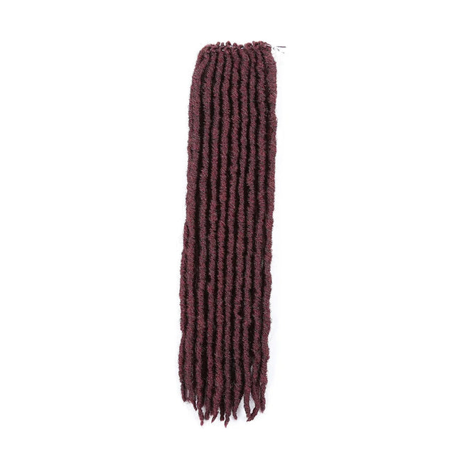 18"Synthetic Faux Locs Crochet Braid