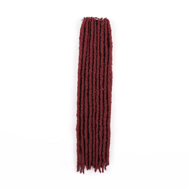 18"Synthetic Faux Locs Crochet Braid