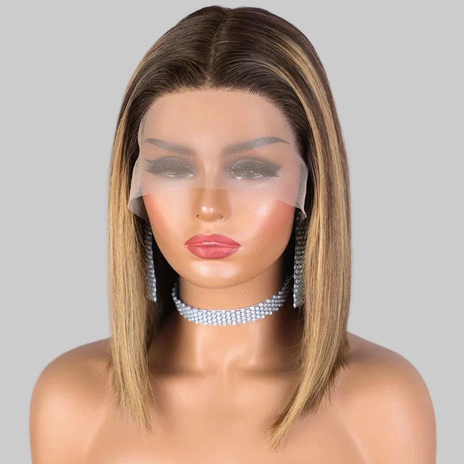 Ombre blonde wig bob