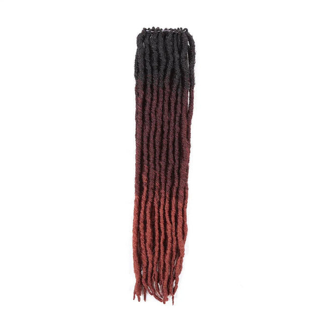 18"Synthetic Faux Locs Crochet Braid