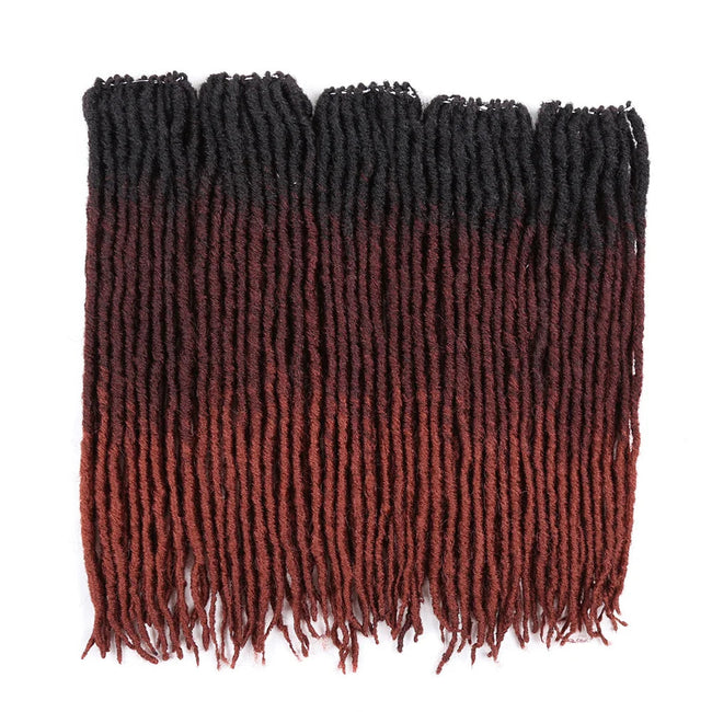 18"Synthetic Faux Locs Crochet Braid