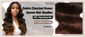 Chestnut Brown Ombre Body Wave Bundles
