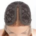 Highlight Brown Long Pixie Straight Bob