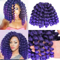 Curly Jumpy Wand Curl Jamaican Bounce Synthetic Braiding Hair Extensions