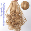 Short Ponytail Synthetic Curly Clip In Hair Extensions