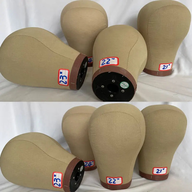 Cork Canvas Mannequin Head